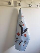 Load image into Gallery viewer, Tea Towel Puffins