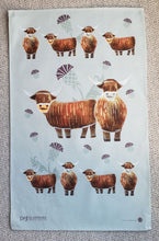 Load image into Gallery viewer, Tea Towel Highland Cow
