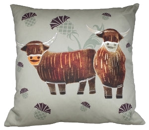 Cushion Highland Cow