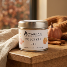 Load image into Gallery viewer, Pumpkin Pie Soy Wax Tin Candle
