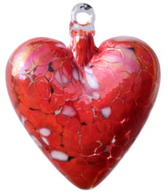 Load image into Gallery viewer, Small Red Handmade Glass Friendship Heart
